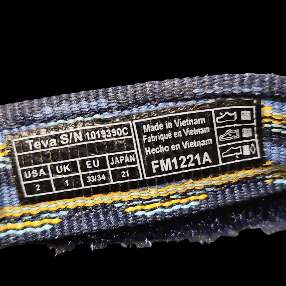 Teva Blue Strap Sport Sandals - Picture 5 of 6